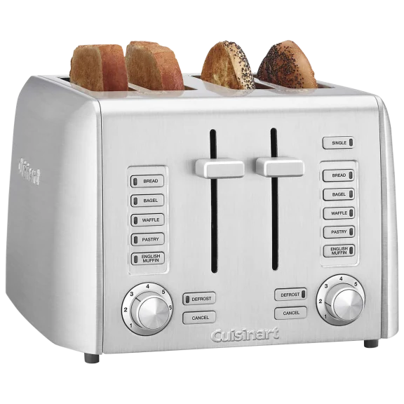 Cuisinart Custom Select 4-Slice Toaster in Stainless Steel