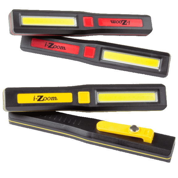 4-Pack: iZoom Versa Beam Ultra Bright LED Task Lights with Pocket Clip & Magnet