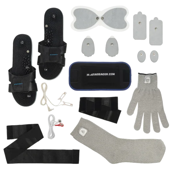 IQ 12-Piece Accessory Kit (Works with all TENS devices)