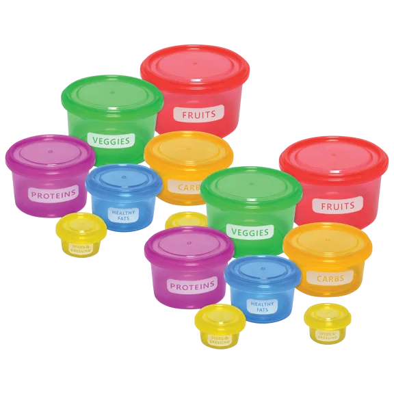 28-Piece Eternal Home Nesting Portion Control Containers
