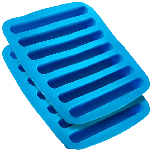 2-Pack: Cheer Collection Silicone Water Bottle Ice Mold