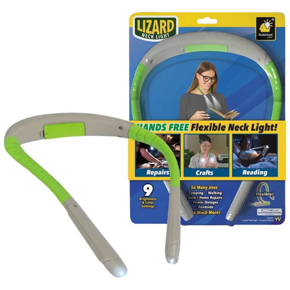 Lizard Lite Adjustable LED Neck Light As Seen on TV