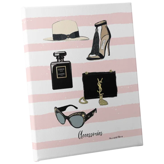 Fairchild Paris Fashion Accessories Canvas - 16" x 20"