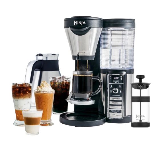 Ninja Coffee Bar with Auto-iQ, Thermal Carafe & Milk Frother (CF085)