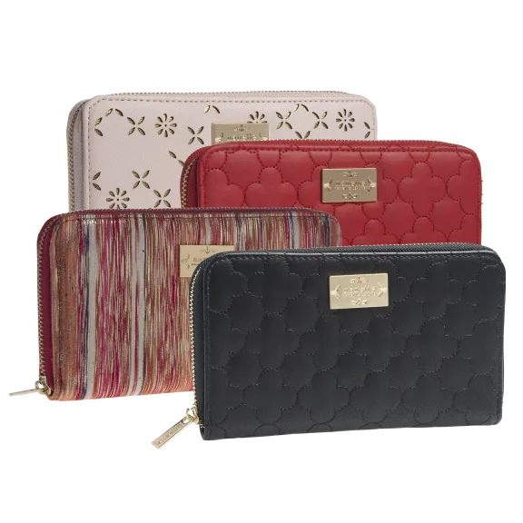 Nanette Lepore Zip Around Wallet with RFID Protection