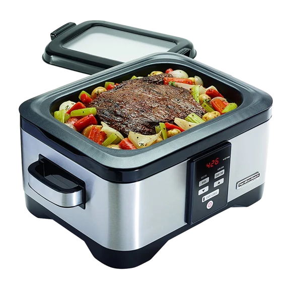Hamilton Beach Professional 6-Quart Slow Cooker with Water Oven Feature