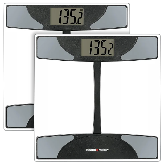 2-Pack: Health-o-Meter Digital Glass Body Weight Tracking Scale