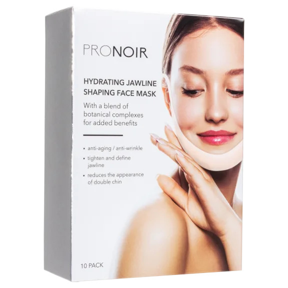 10-Pack: ProNoir Hydrating Jawline Shaping Face Masks
