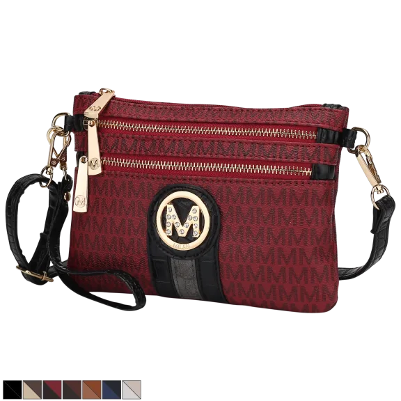 MKF Collection Tarren Signature Crossbody Wristlet