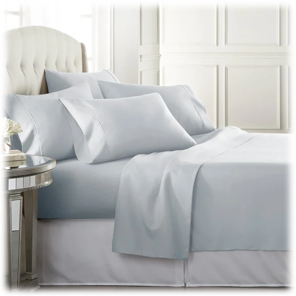 DMD Danjor Linens 1800 Series 6-Piece Bedding Sheet with Deep Pockets