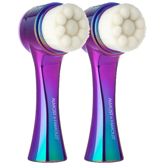 2-Pack: Almost Famous Clean Freak 2-in-1 Exfoliator Brushes