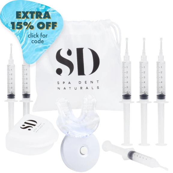 SpaDent Naturals Light Activated Professional Teeth Whitening Kit
