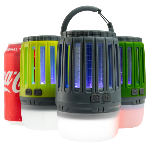 3 in 1 Waterproof Lantern Bug Zapper with Rechargeable Battery