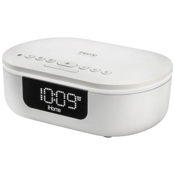 iHome Bluetooth Speaker Clock with 360° UV-C Sanitizer