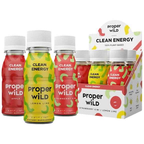 72-Pack: Proper Wild Healthy Energy Shots