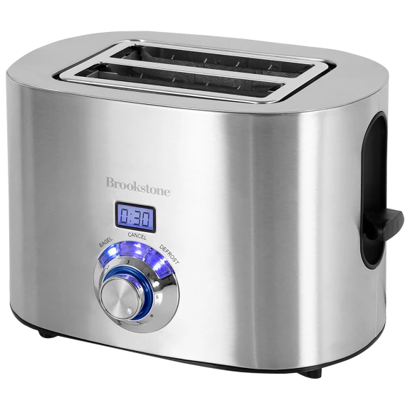 Brookstone Digital Extra Wide Slot Rapid Toaster
