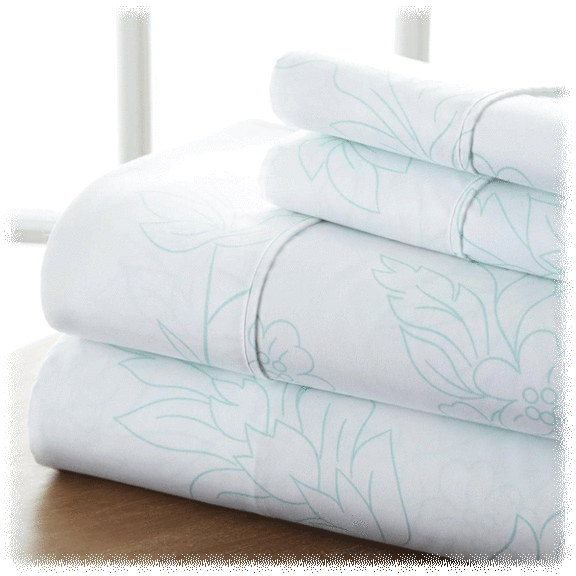 iEnjoy Home Premium Vine 4-Piece Ultra Soft Sheet Set