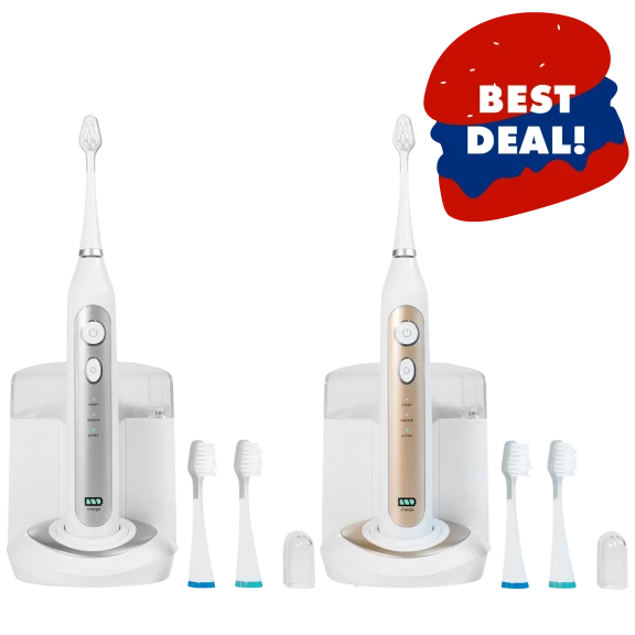 Smile Bright Elite Sonic Toothbrush with UV Sanitizing Charging Base