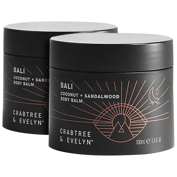 2-Pack: Crabtree & Evelyn Bali Raw Coconut & Sandalwood Body Balm