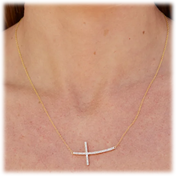 Savvy Cie Diamond .25 Carat Tw Gold Over Sterling Lariat Necklace