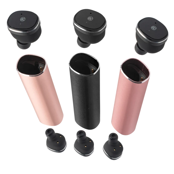 Ideation Truly Wireless Earbuds with Charging Case and Auto Pairing