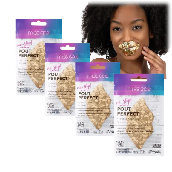 12-Pack: Miss Spa No-Slip Pout Perfect Hydrating Lip Mask