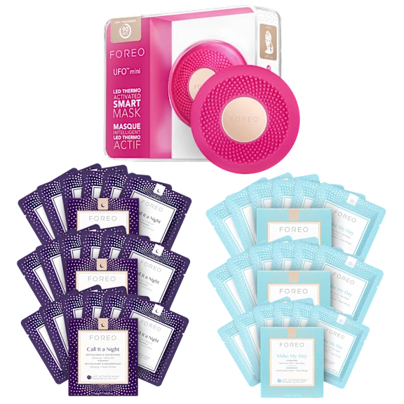 Foreo UFO Mini 4-in-1 Facial Spa Device with 42 Masks