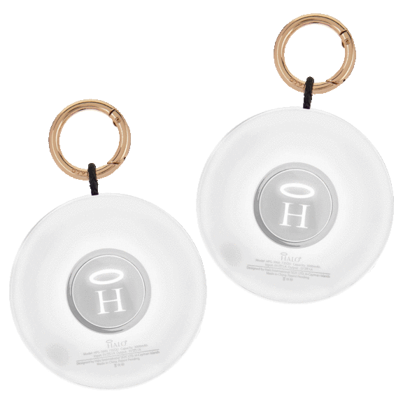 2-Pack: HALO Power Glow 3000mAh Portable Charger with LED Motion Lights