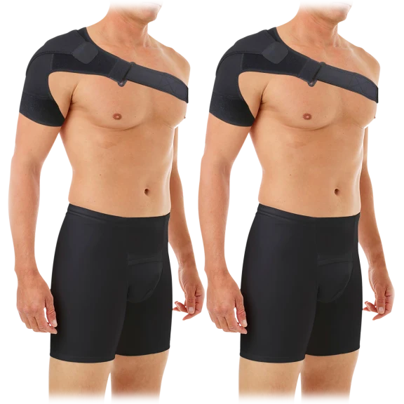 2-Pack: Extreme Fit Adjustable Pain Relief Shoulder Support Brace