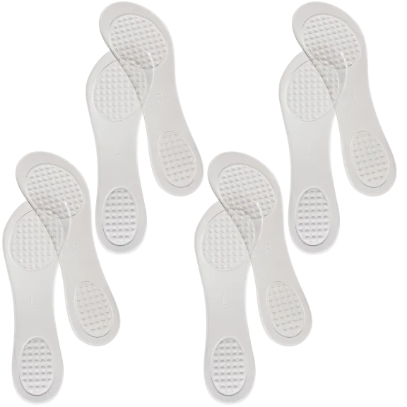 4-Pack: Foot Petals Fancy Feet Invigorating Gel Insoles