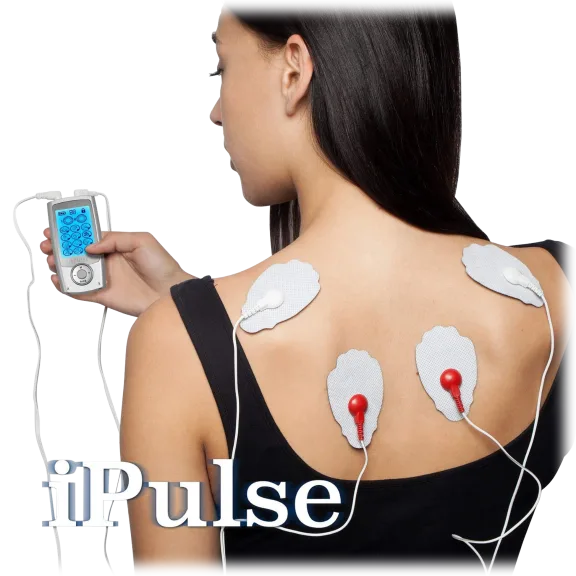 iPulse 12-Channel TENS + EMS Stimulation Unit with 10 Pads