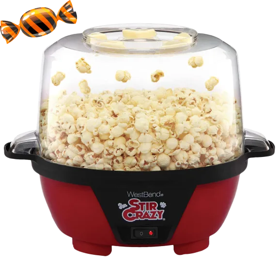 West Bend Stir Crazy 6-Quart Popcorn Maker Machine