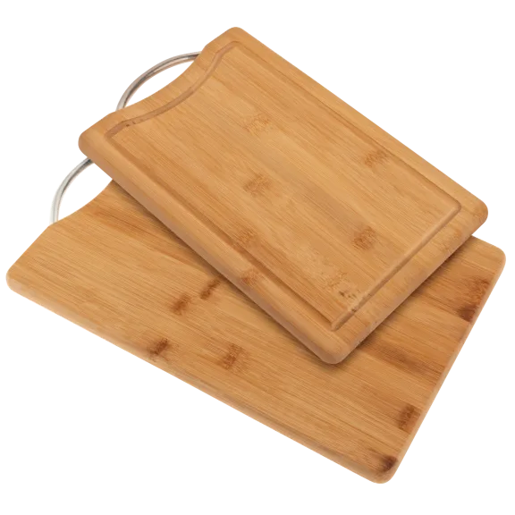 Diamond Home 2-Piece Bamboo Cutting Board Set