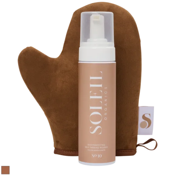 Soleil Organics Mousse & Mitt Dual-Action Self Tanning Set