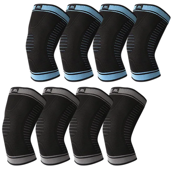 4-Pack: GymNeeds Knee Sleeves
