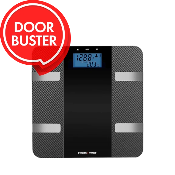 Health-o-Meter Digital Carbon Fiber Total Body Composition Weight Tracking Scale