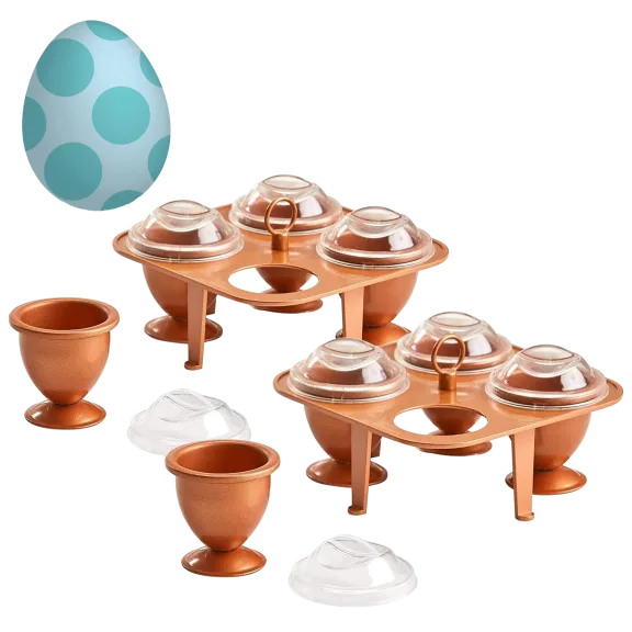 2-Pack: Copper Chef XL Egg Cooking Set With Non-Stick Coating