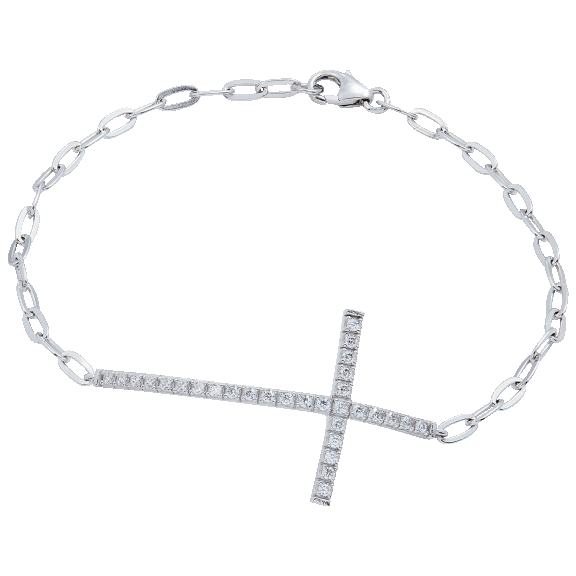 Savvy Cie Cross Bracelet
