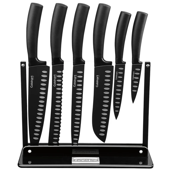 Cuisinart 7-Piece: Nonstick Edge Collection Cutlery Block Set