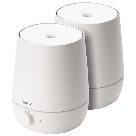 2-Pack: Winix L60 0.6 Gallon Ultrasonic Humidifier with Night Mood Light