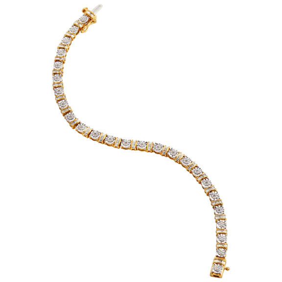 Savvy Cie 0.25 carat Diamond Tennis Bracelet