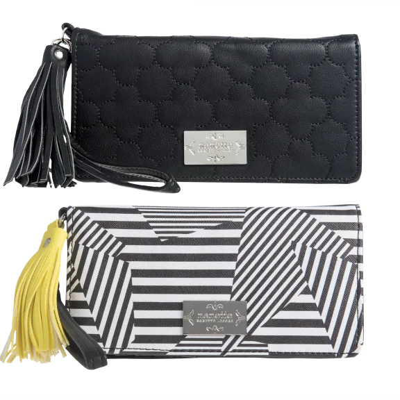 Nanette Lepore Charging Wallet with Tassel and RFID Protection