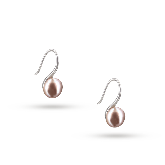 PALLISER LAGOON COLLECTION Swan Reverie 925 Sterling Silver Pearl Earrings