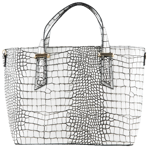 Neiman Marcus Croco Satchel
