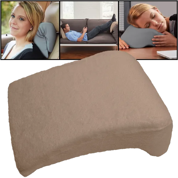 2-Pack: Perfect Fit "The Napper" Memory Foam Multi-Use Pillows