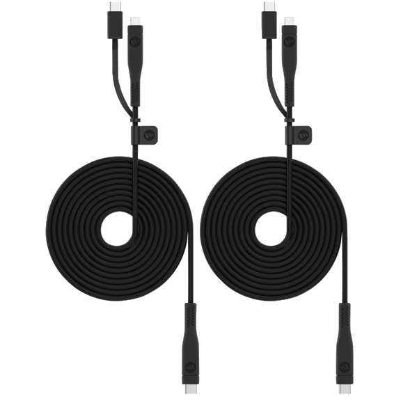 2-Pack: Mophie 2 Meter Pro 2.0 USB C-C Cable with or without Switch-Tip