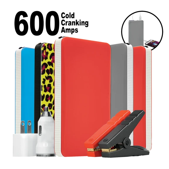 Power-To-Go 12,000mAH Portable Jump Starter with 600 Peak Cold Cranking Amps