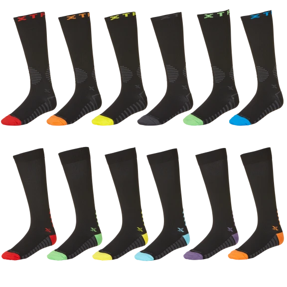 12-Pack: Extreme Fit Anti-Fatigue Recovery And Performance Knee-High Compression
