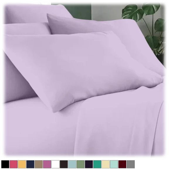 Luxury Home 6-Piece Cool Bamboo-Fiber Sheet Set
