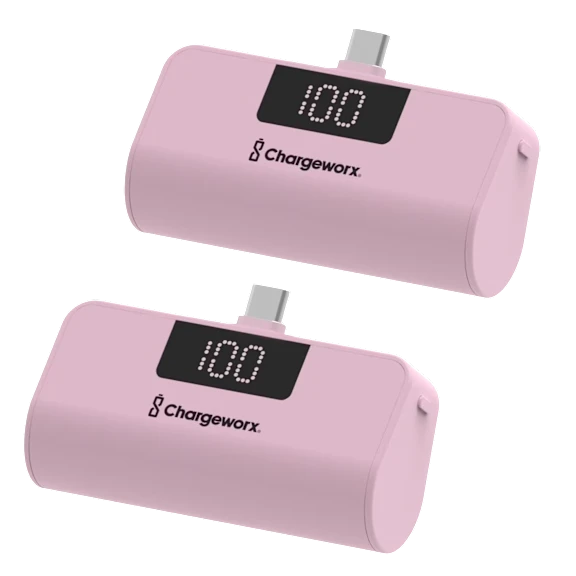 2-Pack: Chargeworx 5000mAh Power Banks